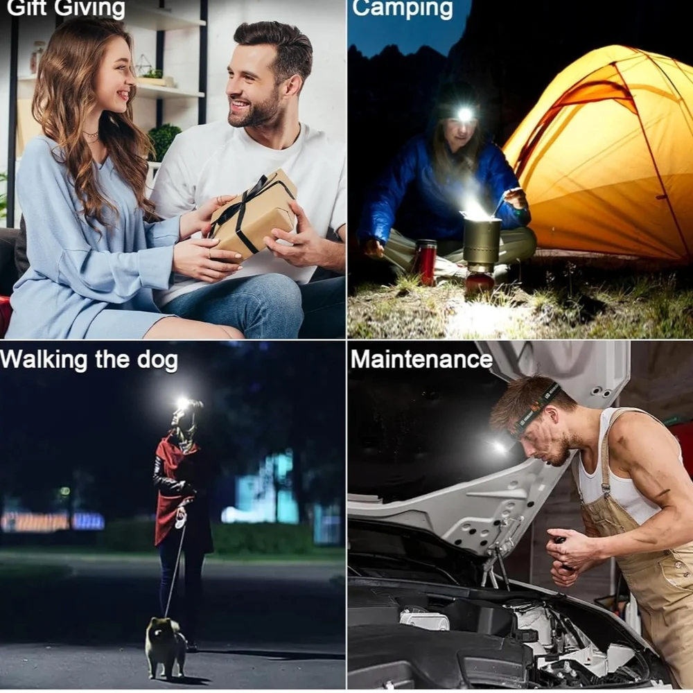 3 LED Headlamp with USB Charging